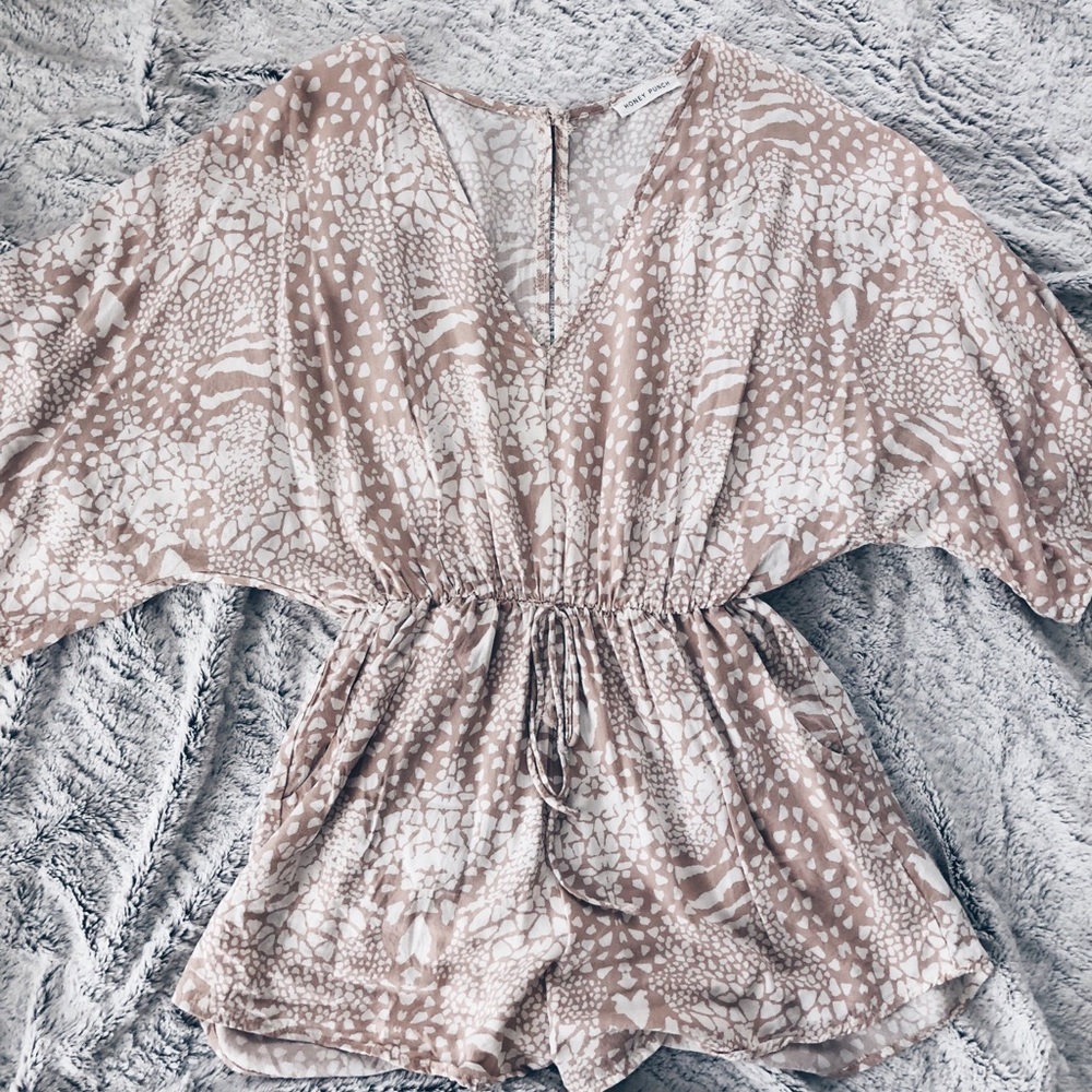 Cream colored Romper